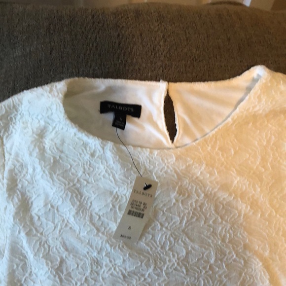 Talbots stretch lace body con top size small (6) - Picture 2 of 5